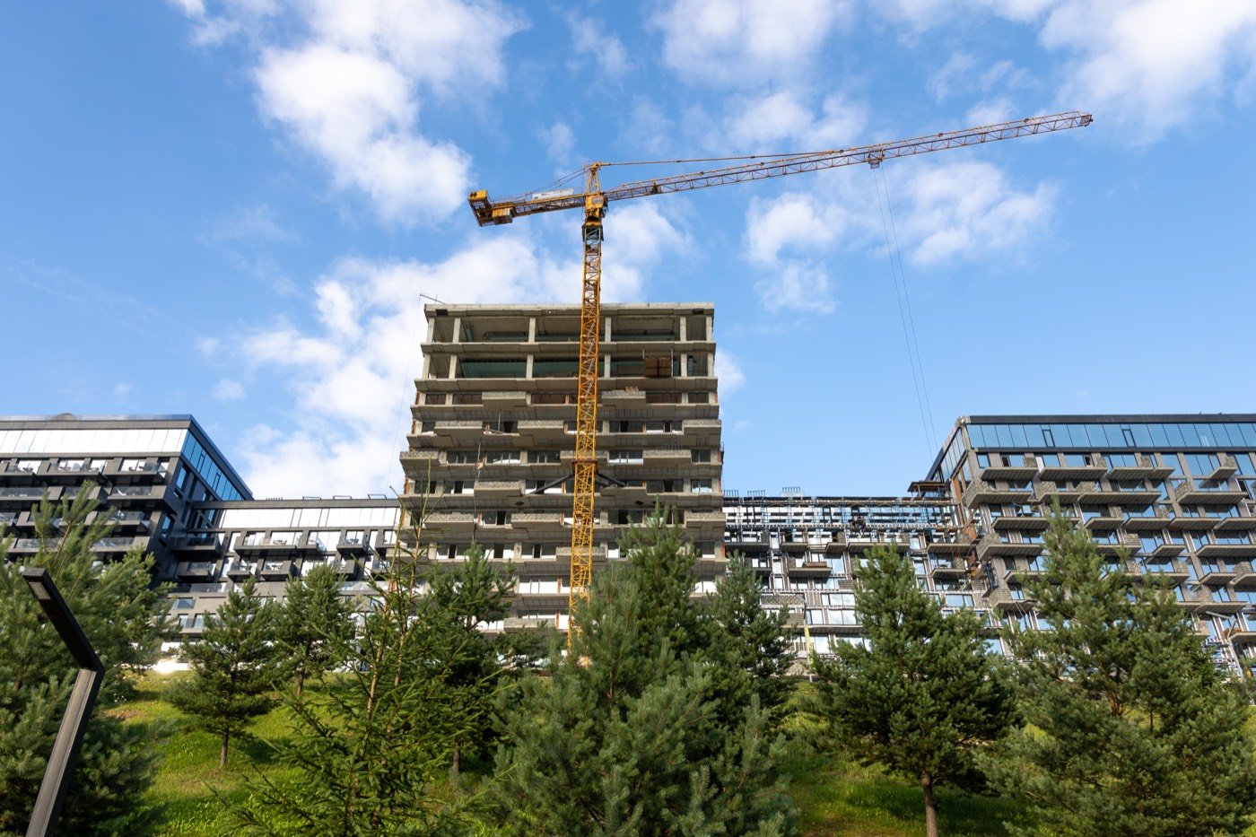Commercial construction works