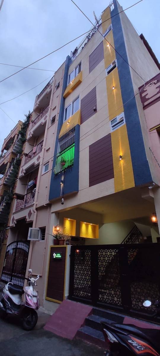 Multi-storey building at night
