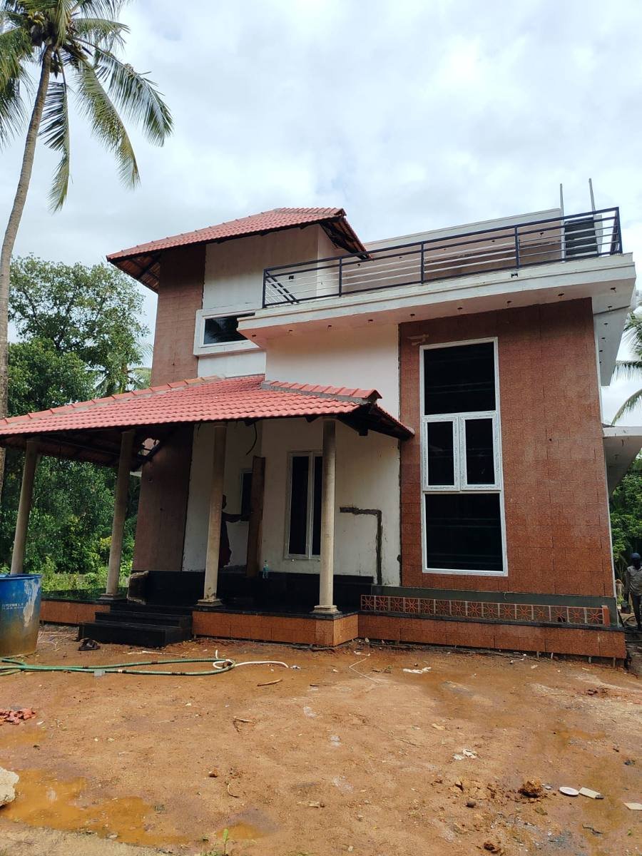 Villa at finishing stage